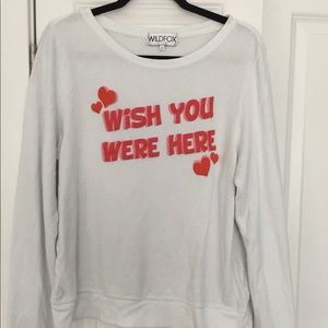 Wildfox Wish You Were Here Baggy Beach Sweater